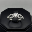 #AD446 - Anillo Solitario Piedra Zirconia Plata - B12/2.3