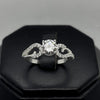 #AD446 - Anillo Solitario Piedra Zirconia Plata - B12/2.3