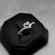 #AD450 - Anillo Corazón Piedra Zirconia Plata - B12/1.7