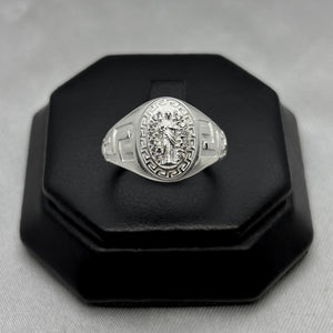 #AD468 - Anillo De San Judas Tadeo Con Zirconia Plata - A09/4.0