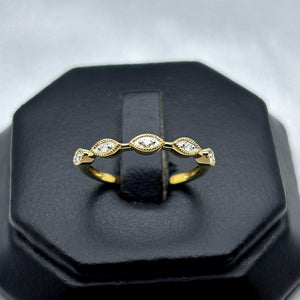 #ADX10102 - Anillo Con Diamante Natural Oro 10K - LX360/