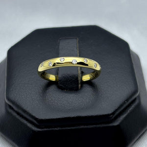 #ADX10103 - Anillo Con Diamante Natural Oro 10K - LX400/
