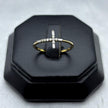 #ADX10105 - Anillo Cruz Con Diamante Natural Oro 10K - LX275/