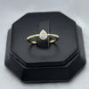 #ADX10109 - Anillo Con Diamante Natural En Gota/Pera Oro 10K - LX255/