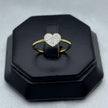 #ADX10114 - Anillo Corazón Con Diamante Natural Oro 10K - LX210/