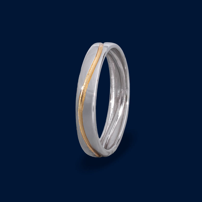 #AG105 - Argolla Dama Y Caballero Con Zirconia - B13/2.4