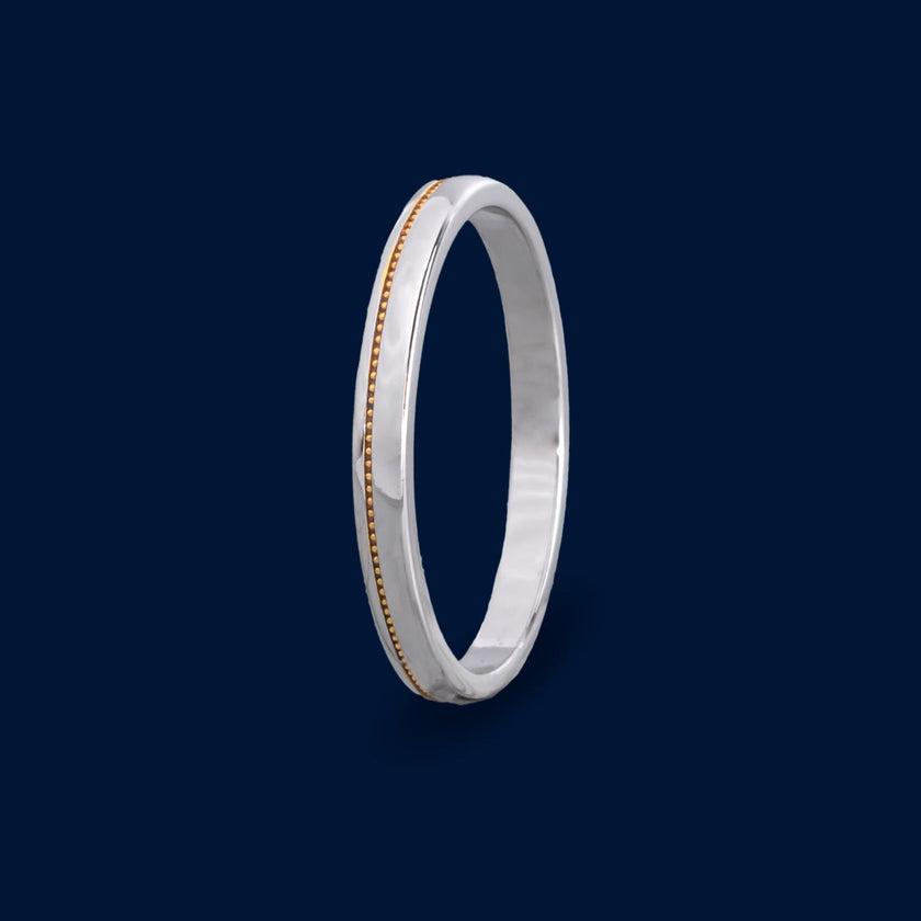 #AL101 - Alianza Dama Y Caballero Con Zirconia Plata - B14/2.8