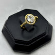 #AOL148 - Anillo Ajustable Con Zirconia Oro Laminado 18K - LA030/