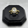 #AOL148 - Anillo Ajustable Con Zirconia Oro Laminado 18K - LA030/