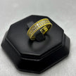 #AOL161 - Anillo Ajustable Piedra Zirconia Oro Laminado 18K - LA030/