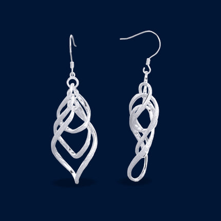 #AR175 - Aretes Curvos Diamantados - B11/8.0