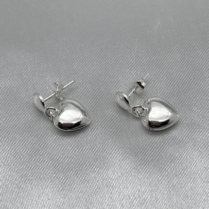 #AR188 - Arete Corazón Inflado Plata - A09/1.4