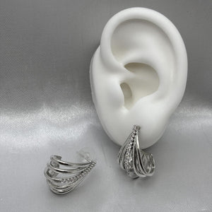 #ARL138 - Arete Con Piedra De Zirconia Oro Laminado 18K - LA050/