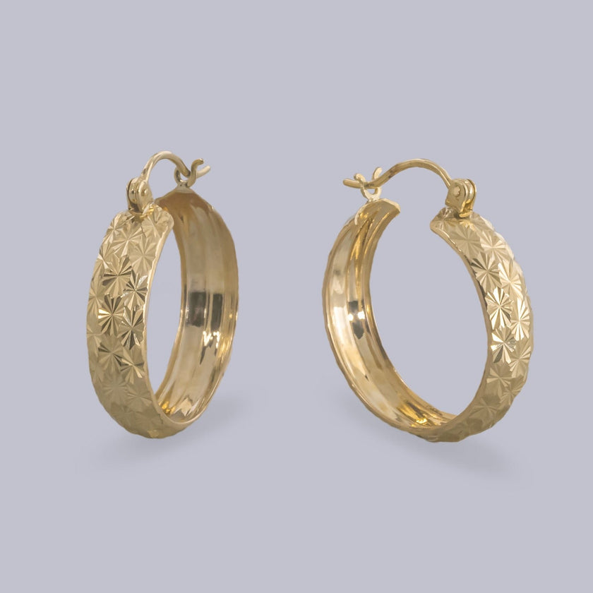 #ARR10112 - Arracada Diamantada De Oro 10k - H05/3.1