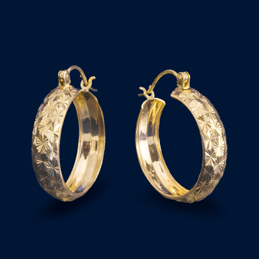 #ARR10112 - Arracada Diamantada De Oro 10k - H05/3.1