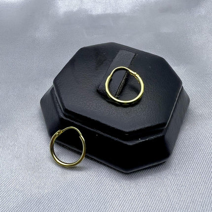 #ARR10113 - Arracada Facetada De Oro 10k - H03/2.3