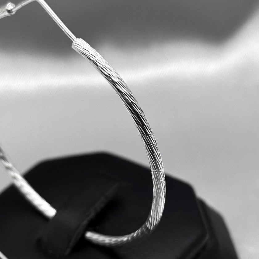 #ARR103 - Arracadas Circular Diamantada Plata - ZC8.3