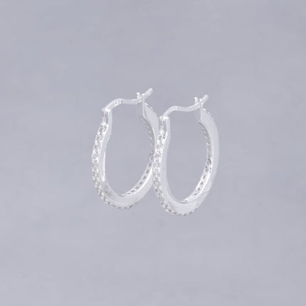 #ARR149 - Arracada Con Piedra Plata - B11/3.4