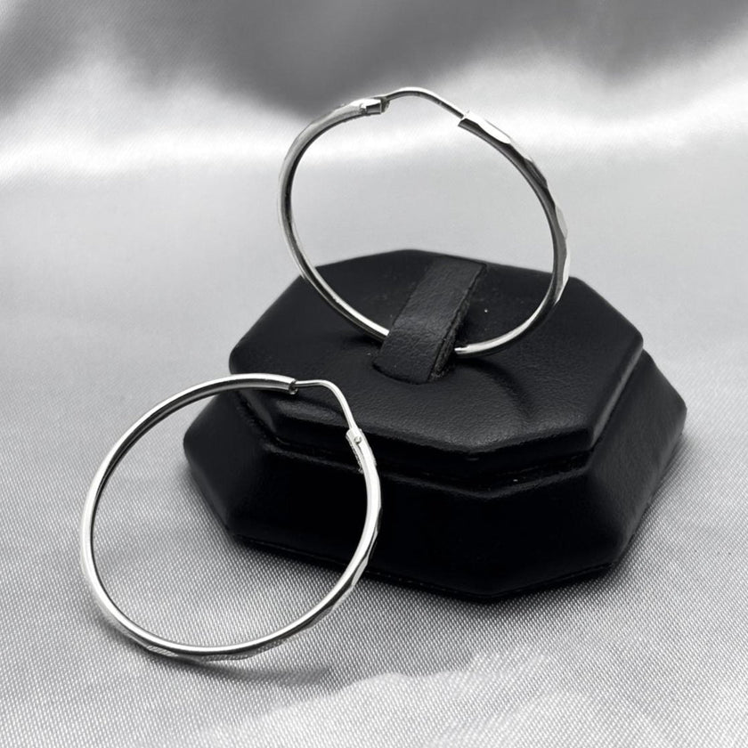 #ARR157 - Arracada Redonda Diamantada Plata - CE1.4