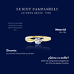 #AD10176 - Anillo Solitario Compromiso Oro 10k - I04/2.0