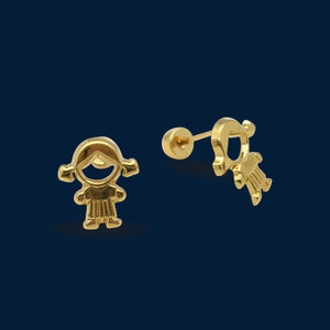 #B10127 - Broquel De Niña Oro 10K - L240/