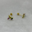 #B10136 - Broquel Colibrí Oro 10K - L210/