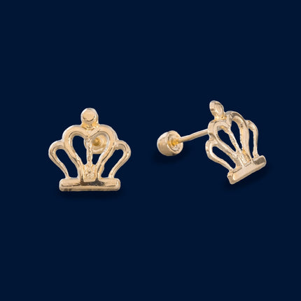 #B10137 - Broquel De Corona De Oro 10k - L294/