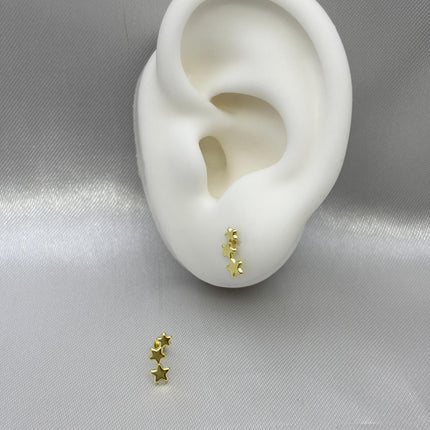#B10145 - Broquel 3 Estrellas Oro 10K - L240/