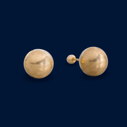 #B10163 - Broquel De Bola (Dormilona) De Oro10K - L126/ - L525/