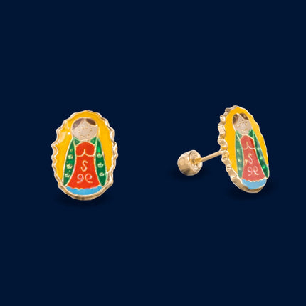 #B10195 - Broquel De Virgen De Oro10K - L180/