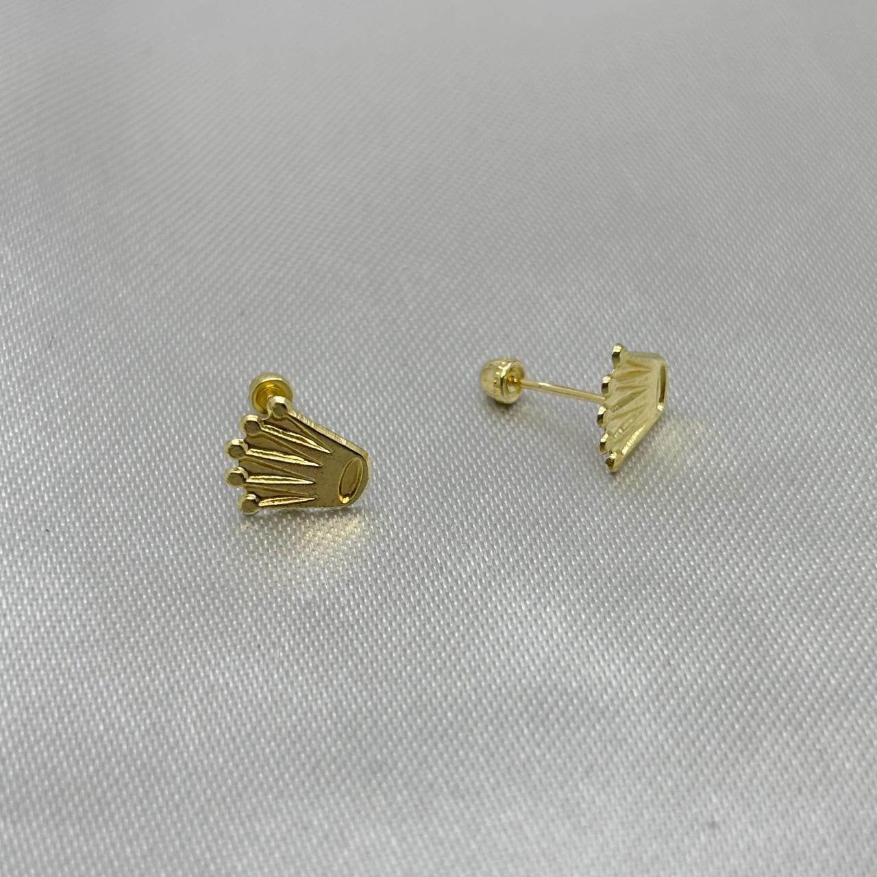 #B10255 - Broquel Corona Tipo Rolex Oro 10K - L190/ - L225/