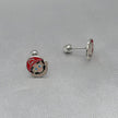 #BR127 - Broquel Mario Bros Esmaltado Plata - E25/