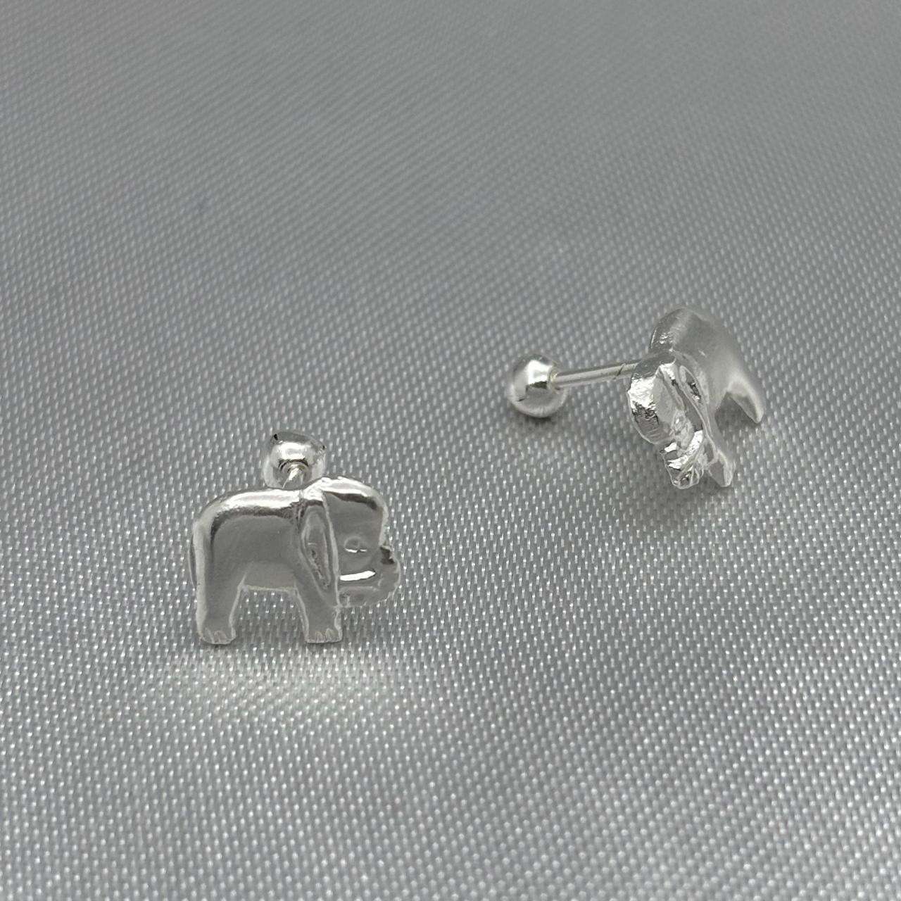 #BR184 - Broquel Elefante Plata - E19/