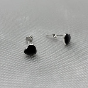 #BR300 - Broquel Corazón Esmaltado Plata - B14/1.0