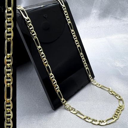 #C10149 - Cadena Fígaro Gucci De Oro 10k - 080 - 3 mm - H01/7.9