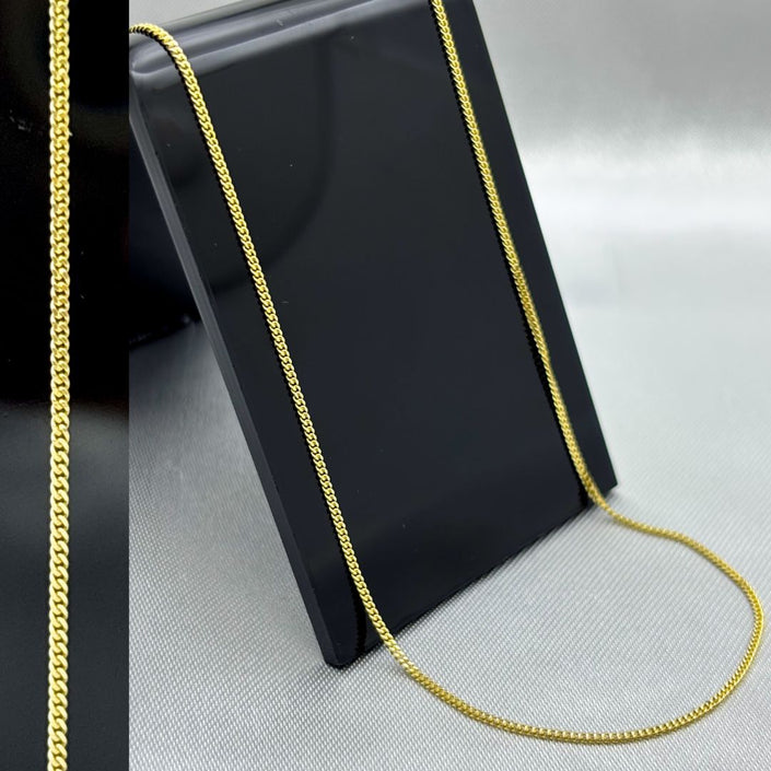 #C10166 - Cadena Cubana Oro 10K - 030 - 1 mm - H01/1.7