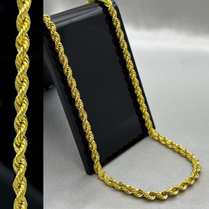 #C10169 - Cadena Torsal Hueca Oro 10K - 070 - 3 mm - H06/7.0