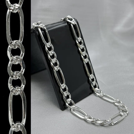 #CAD111 - Cadena De Plata Cartier Diamantada - 180 - 7 mm - A05/39.8