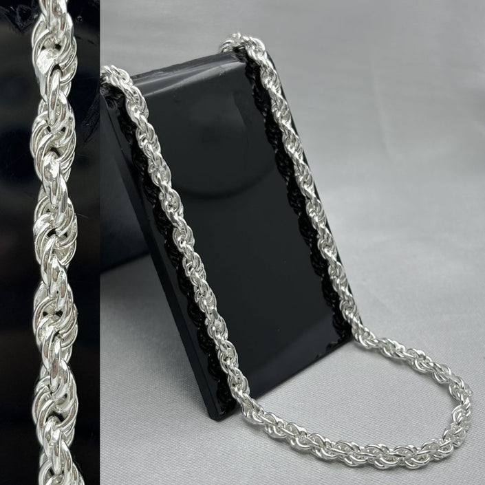 #CAD234 - Cadena Torsal De Plata - 100 - 5 mm - A04/48.2