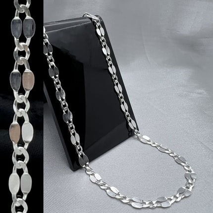 #CAD132 - Cadena Chival De Plata - 080 - 4 mm - A05/7.7
