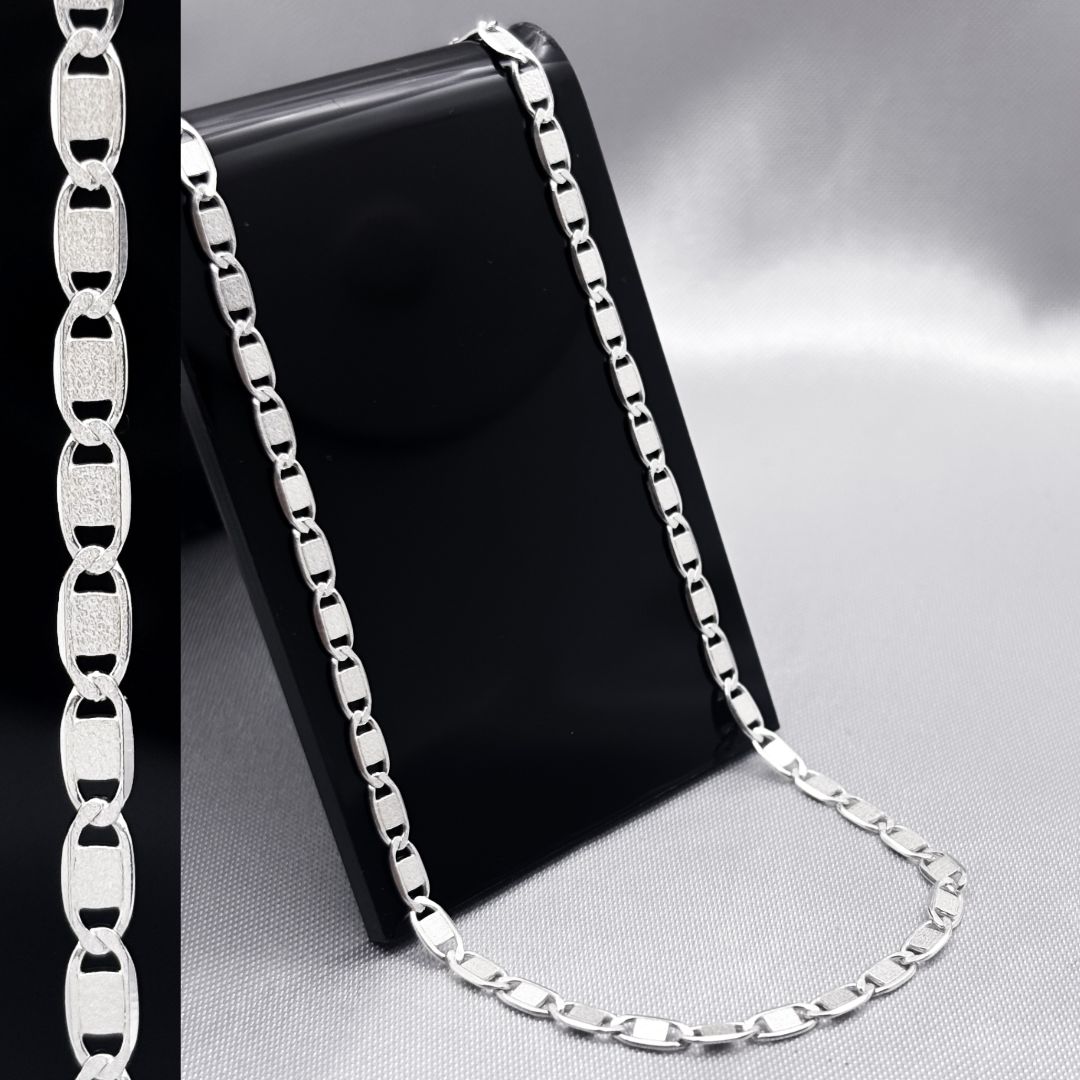 #CAD217 - Cadena Gucci Arenosa Plata - 3 mm - CADITA5.7