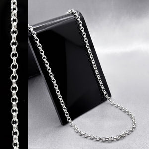 #CAD220 - Cadena Rolo Plata - 2.5 mm - A06/6.4