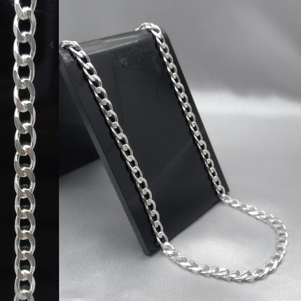 #CAD257 - Cadena Barbada Abierta - 080 - 4 mm - De Plata- A05/13