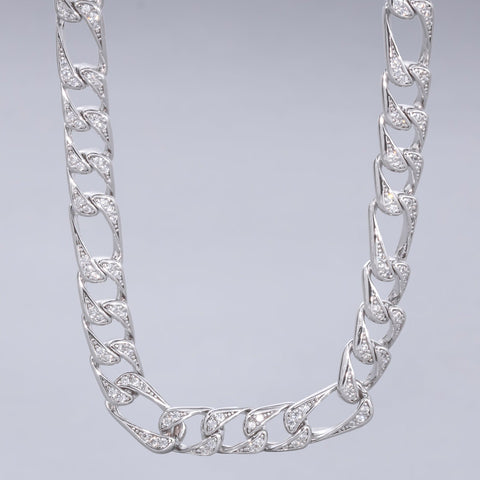 #CAD258 - Cadena Cartier De Plata Con Piedra 150 - 5 mm - B11/51.3