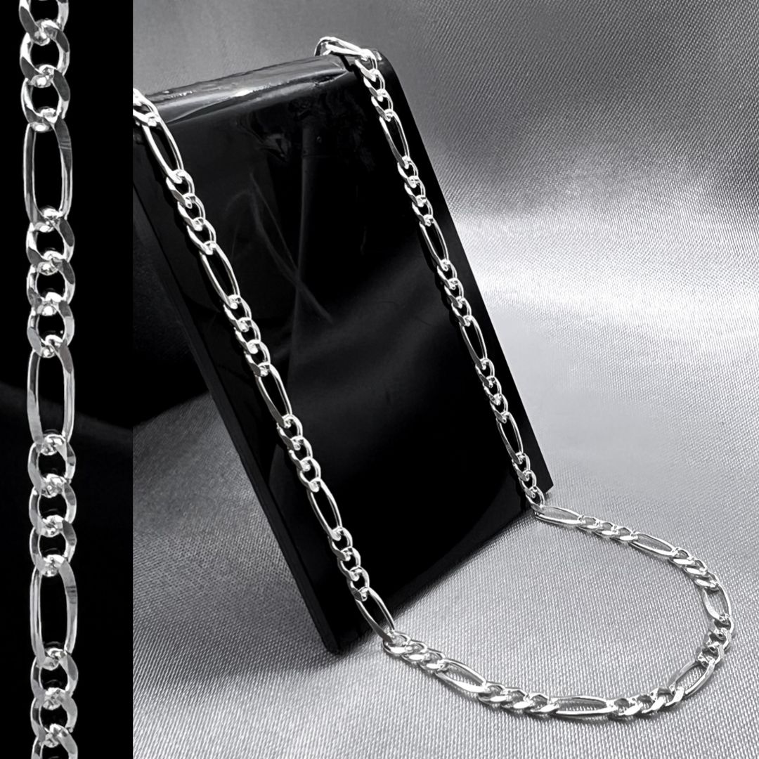 #CAD262 - Cadena De Plata Cartier  - 080 - 4mm - A04/8.1