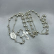 #MR136 - Rosario Virgen De Guadalupe Liso Plata - 3mm - A06/8.0