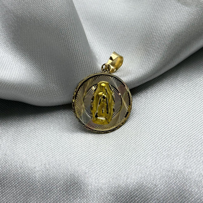 #D10174 - Dije/Medalla Virgen De Guadalupe De Oro 10k - J01/1.6