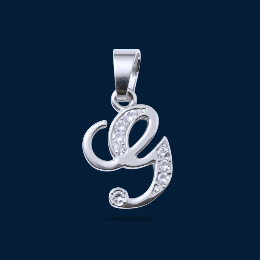 #D116 - Dije De Letra Con Zirconia De Plata - B09/1.5