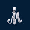 #D116 - Dije De Letra Con Zirconia De Plata - B09/1.5