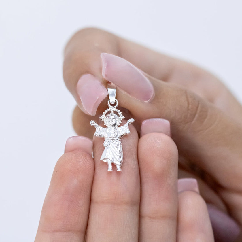 #D172 - Dije De Divino Niño De Plata - A09/1.1